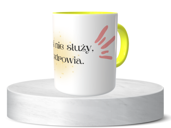 Śmieszny Kubek Na urodziny - Wiek Ci nie służy, ale zdrowia